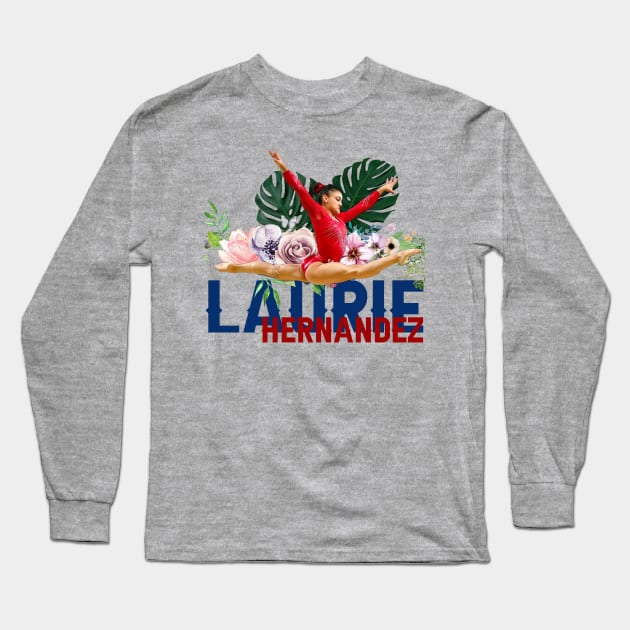 Laurie Hernandez Cute Long Sleeve T-Shirt by GymFan